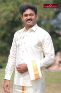 Aari Work Men's Shirt 2 (Hand Crafted) - (DESPATCH TIME 15 DAYS)