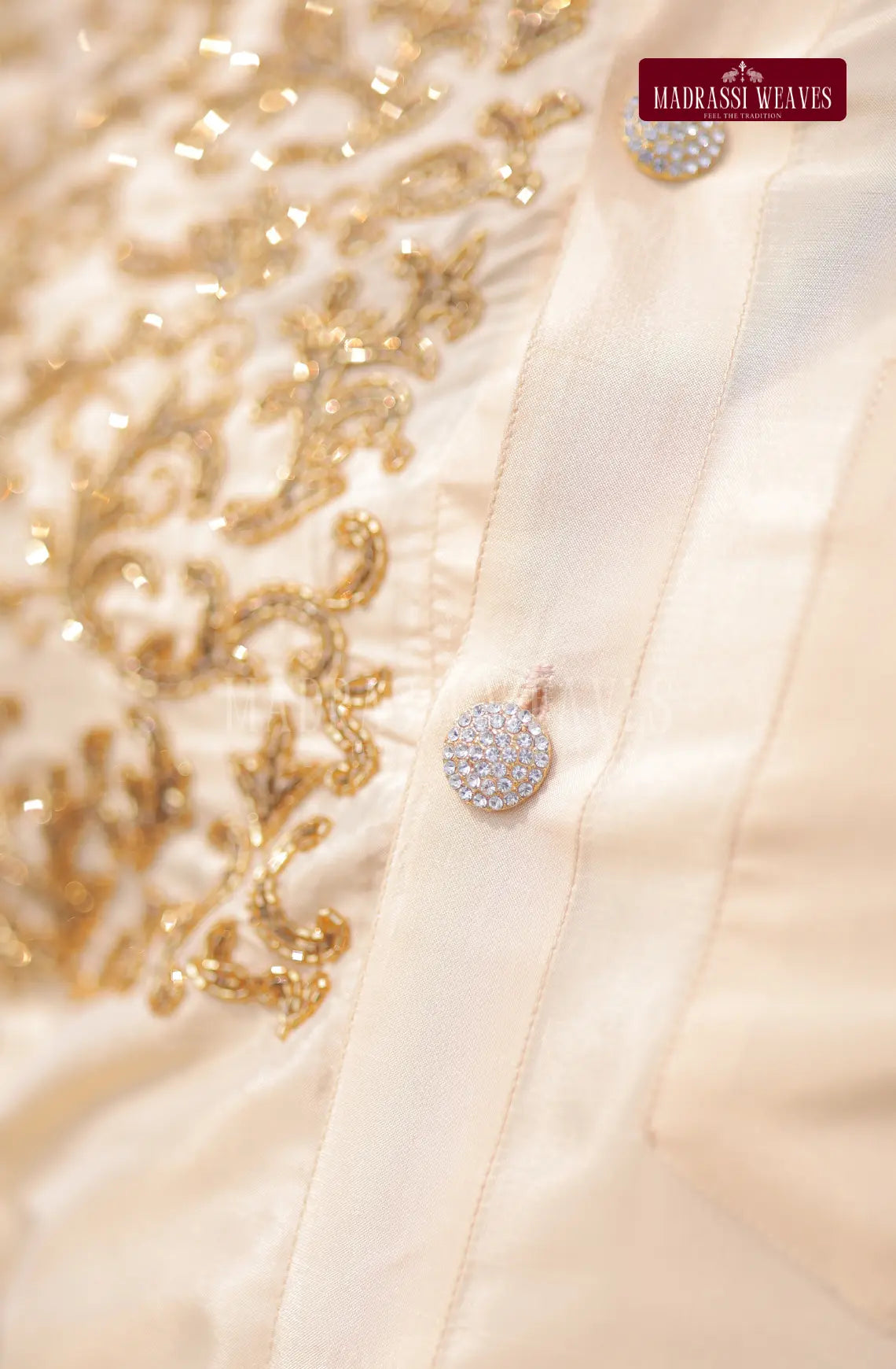 Aari Work Men's Shirt 3 (Hand Crafted) - (DESPATCH TIME 15 DAYS)