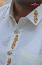 Aari Work Men's Shirt 5 (Hand Crafted) - (DESPATCH TIME 15 DAYS)