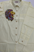 Aari Work Men's Shirt Only (Hand Crafted) - (DESPATCH TIME 15 DAYS) - Off White