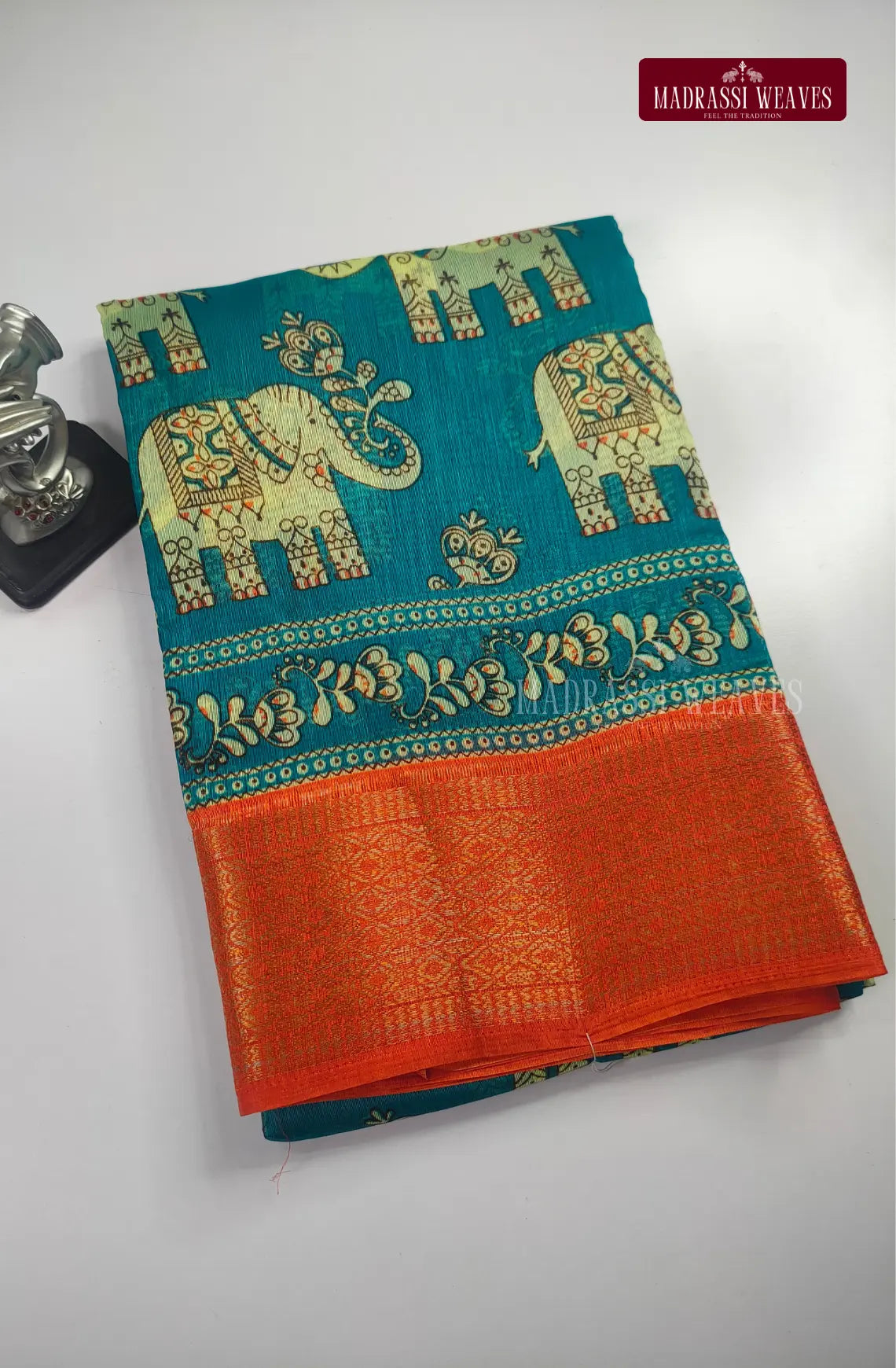 Office Wear Cotton Blend Saree