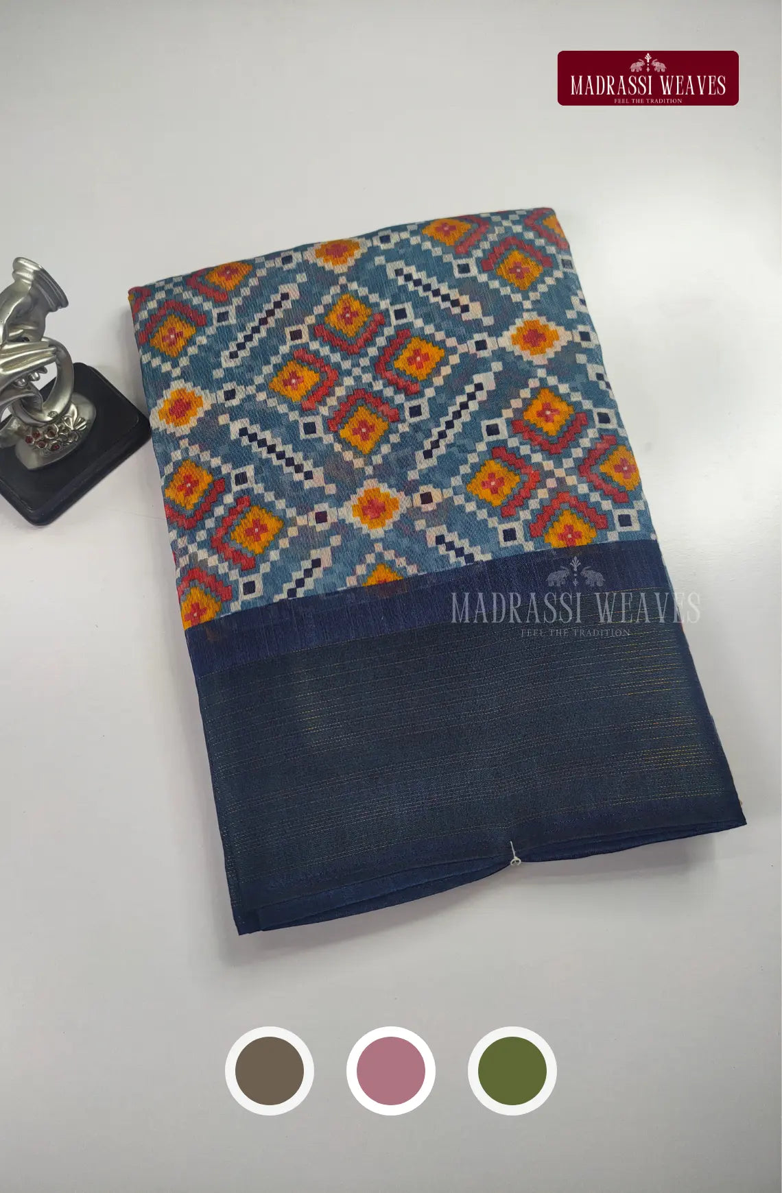 Office Wear Blend Cotton Saree