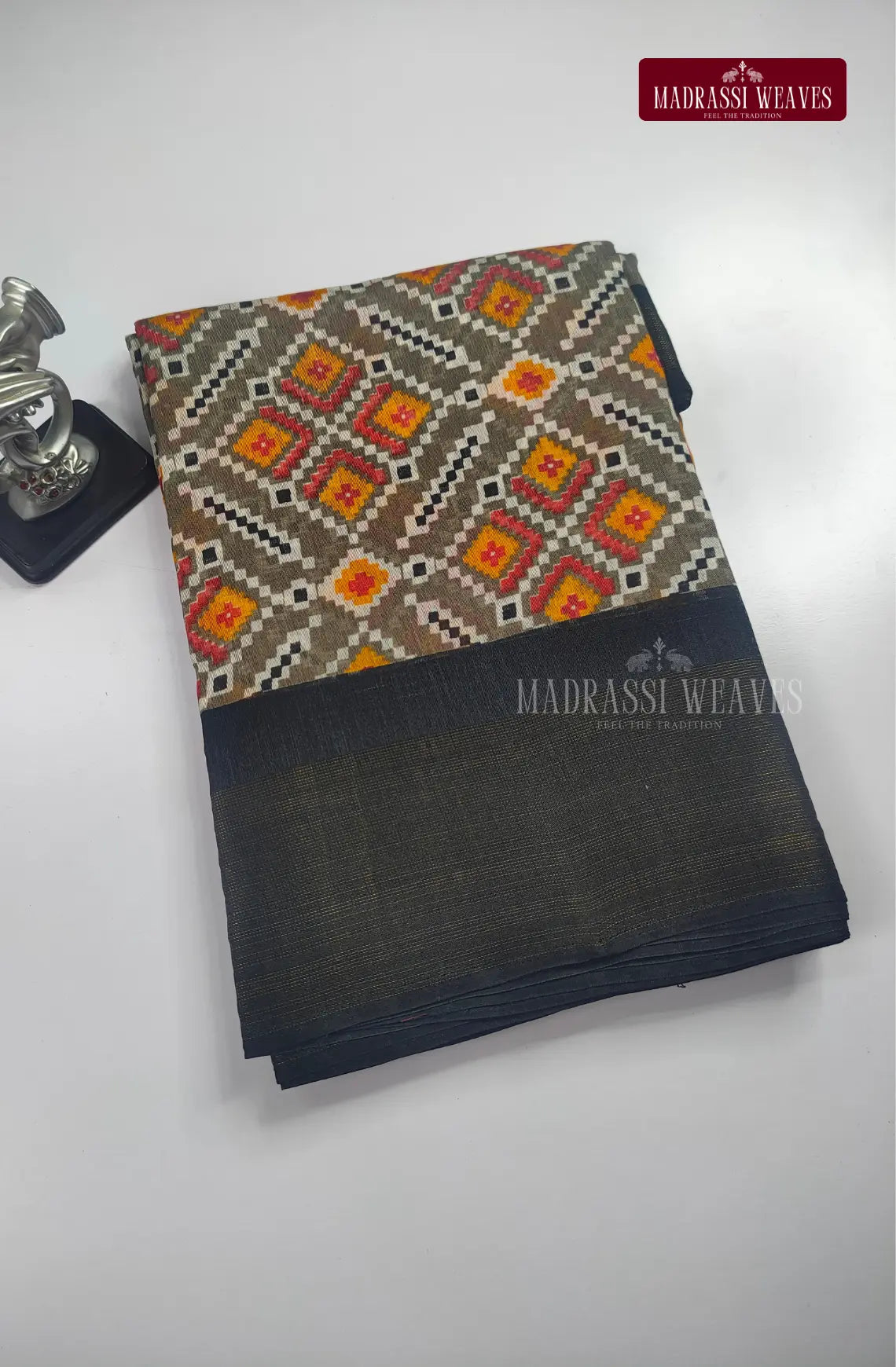 Office Wear Blend Cotton Saree