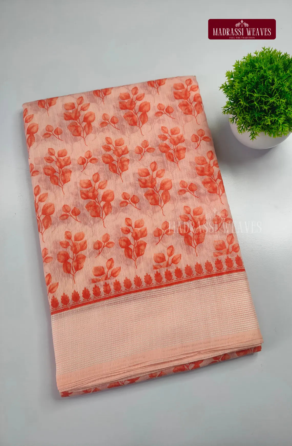 Office Wear Cotton Blend Saree