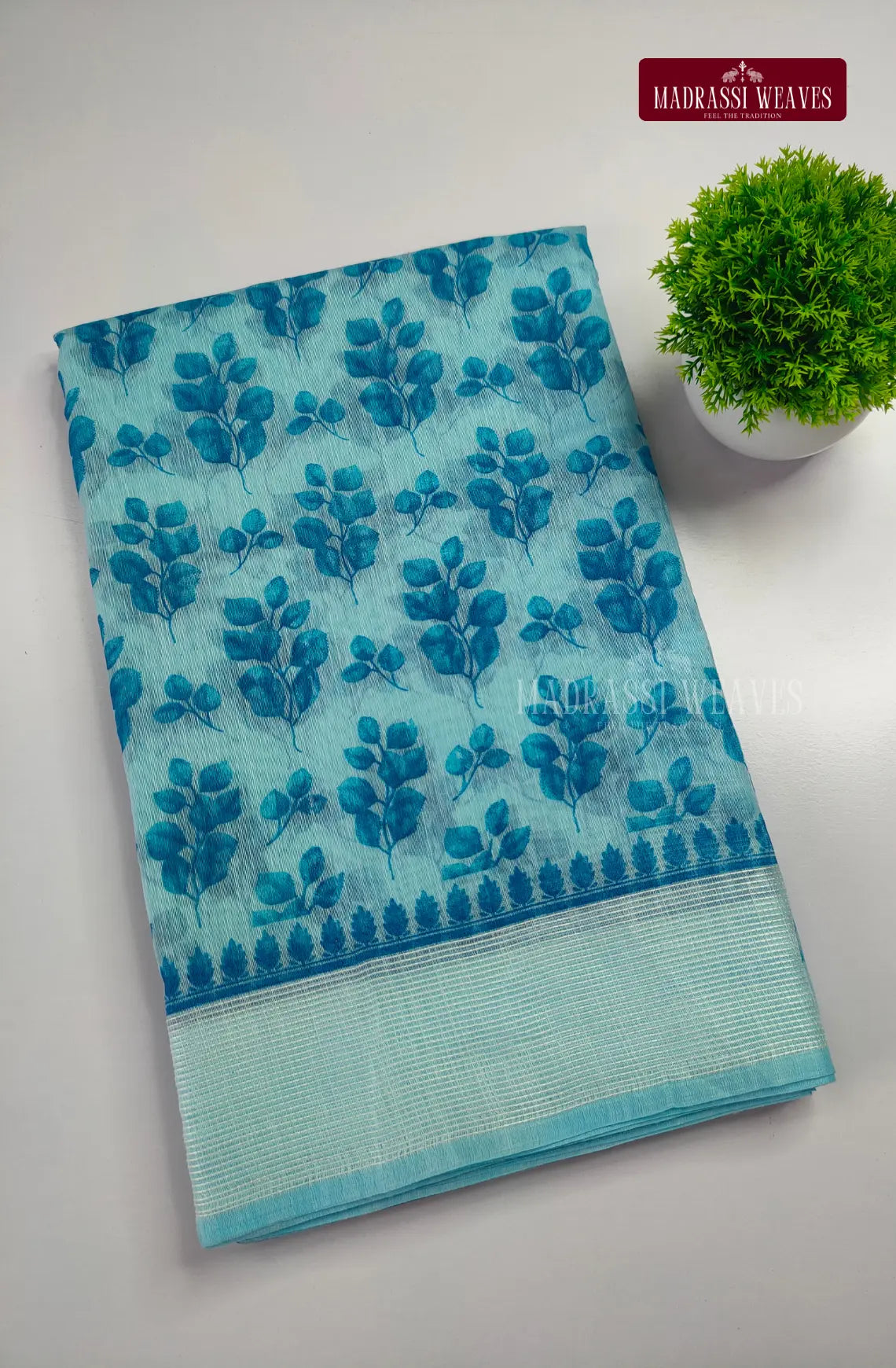 Office Wear Cotton Blend Saree
