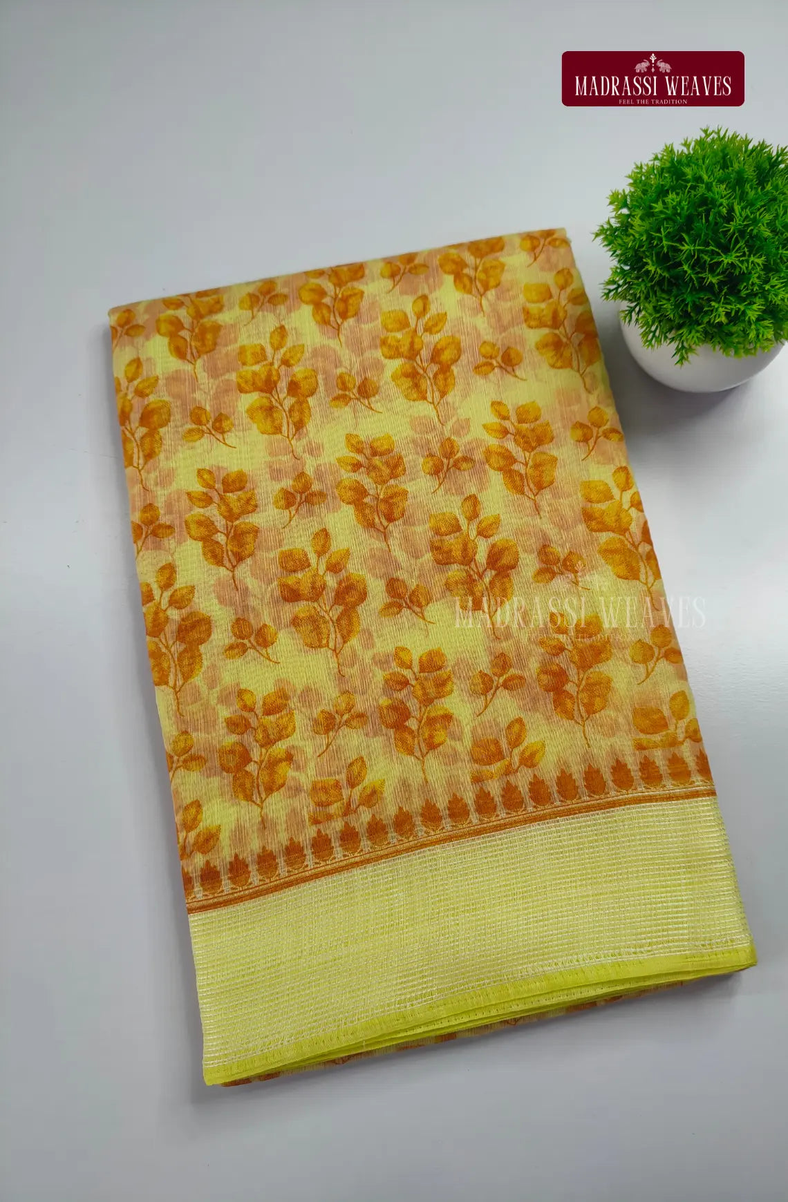 Office Wear Cotton Blend Saree