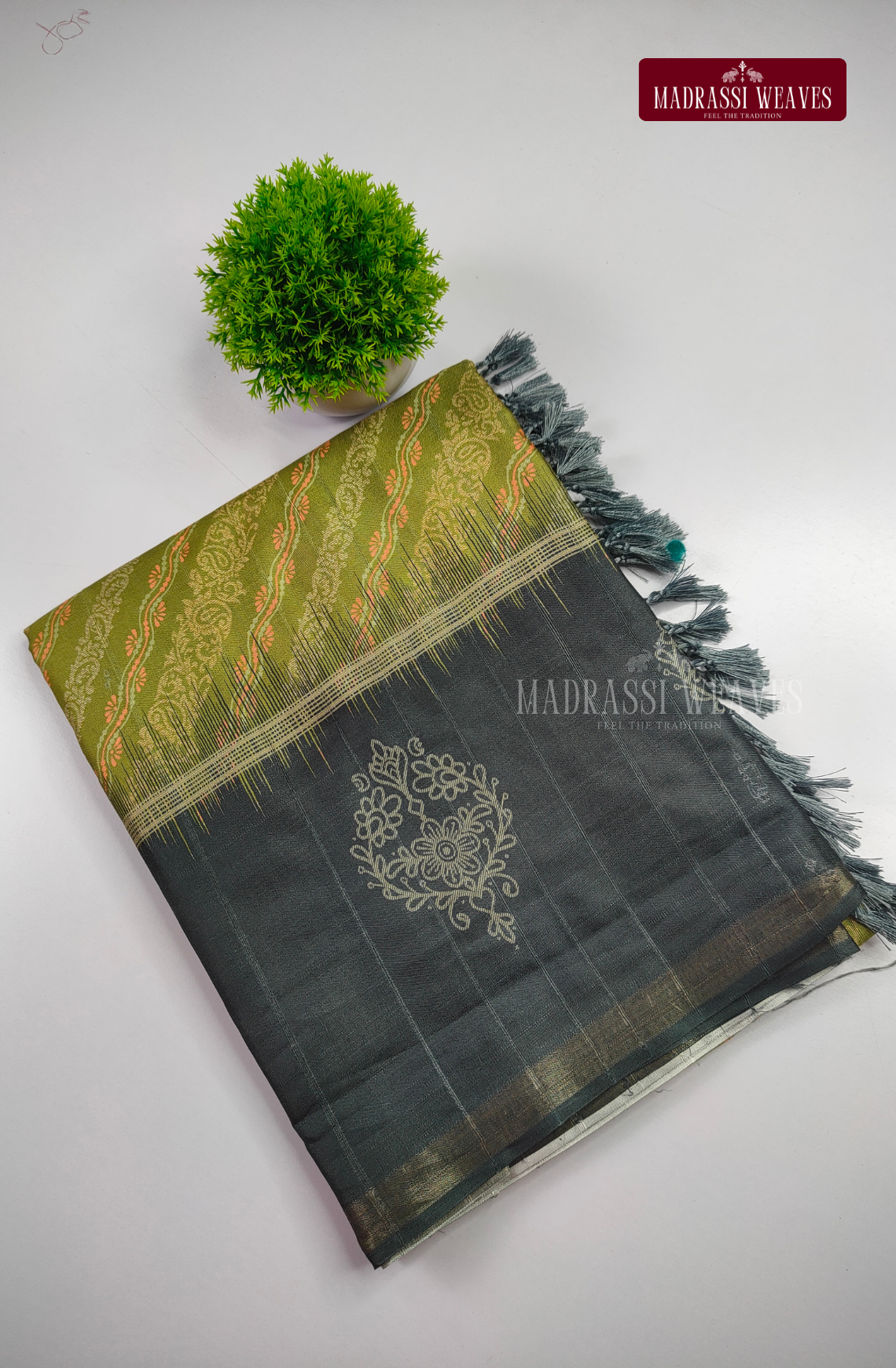 Office Wear Tussar Silk Saree