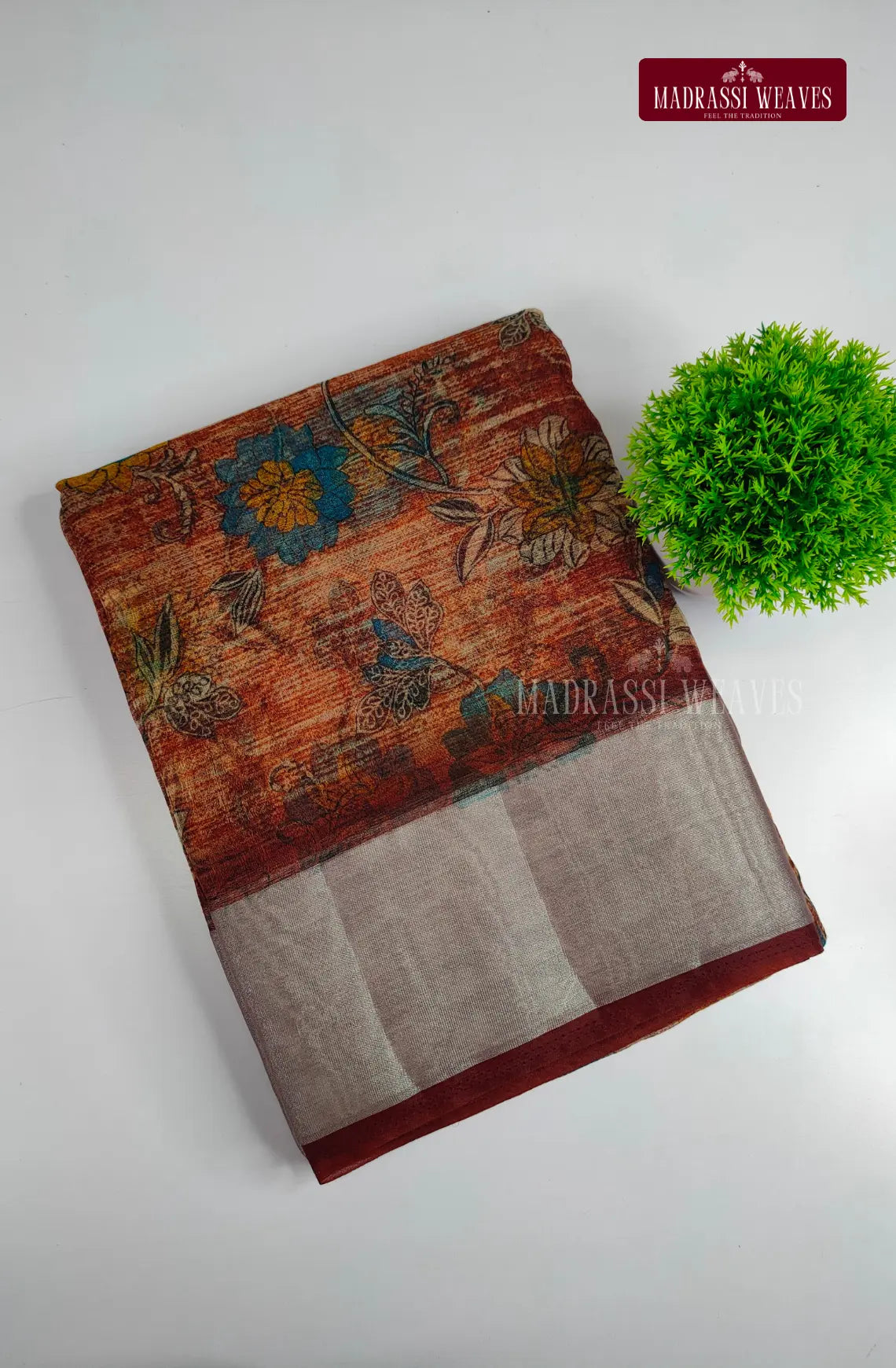 Organza Saree with Zari Border