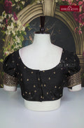 ReadyMade Adjustable Puff Sleeve Embroidered Blouse