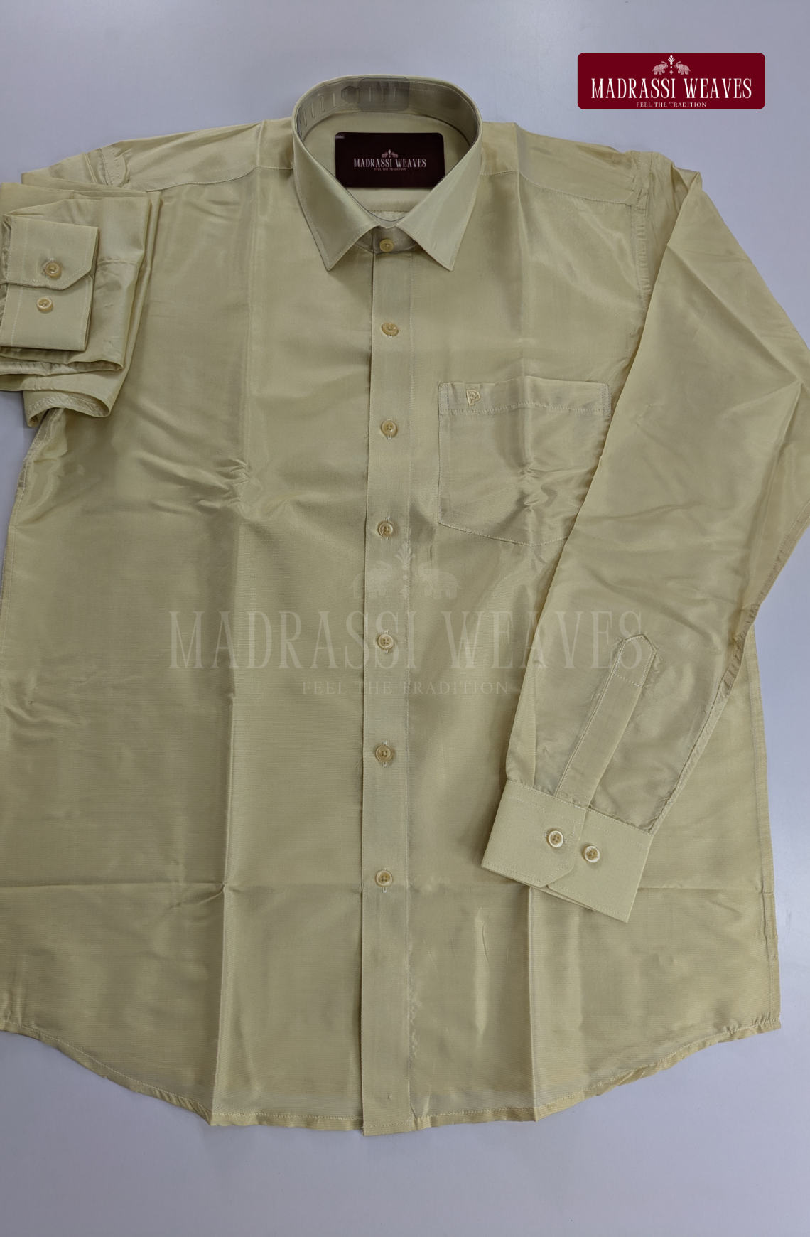 Premium Art Silk Dhoti Set - Plain