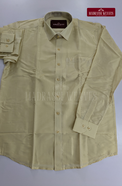 Premium Art Silk Dhoti Set - Plain