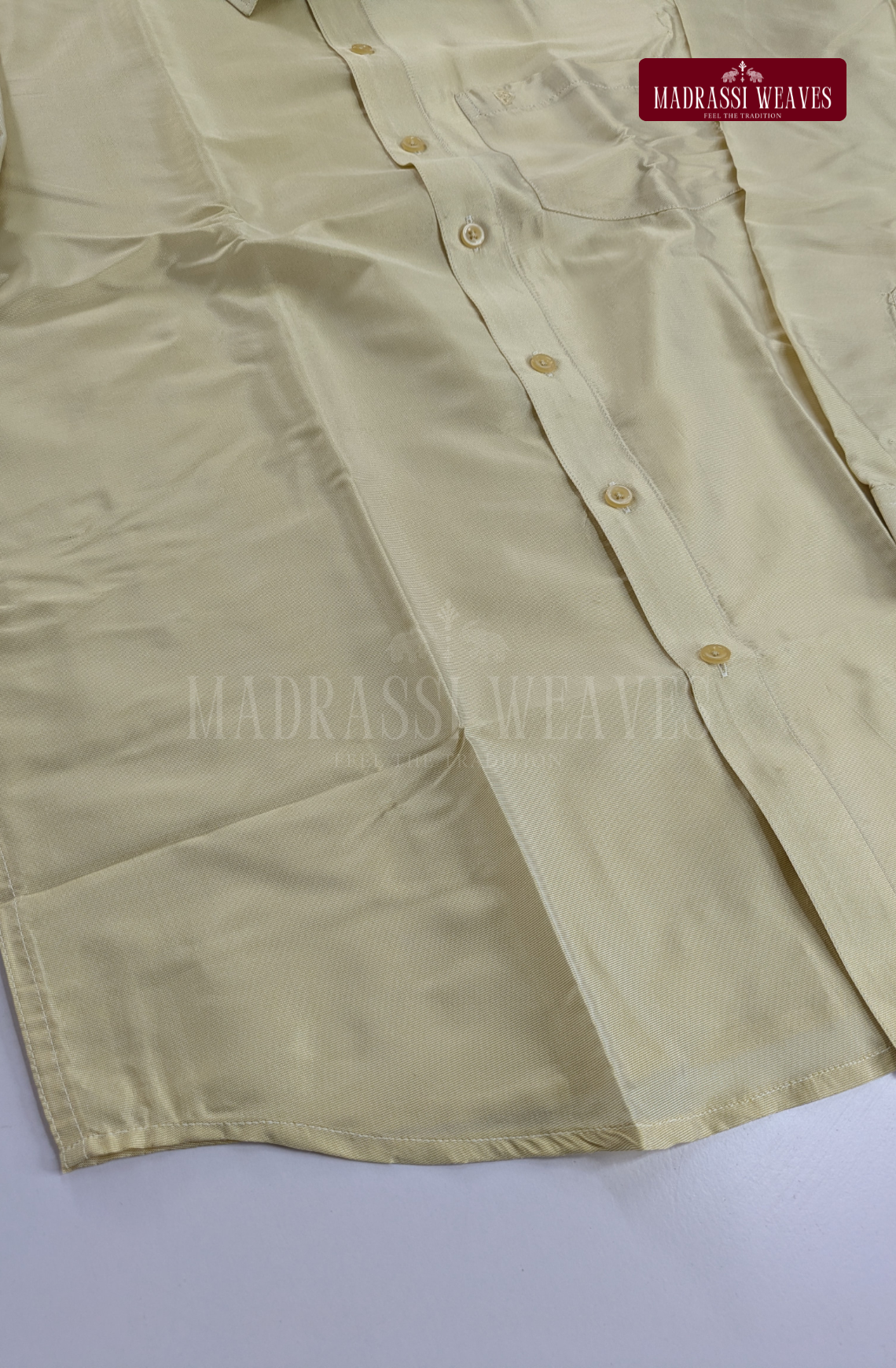 Premium Art Silk Dhoti Set - Plain