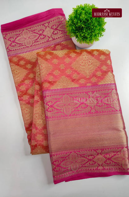 Premium Brasso Party Wear Saree