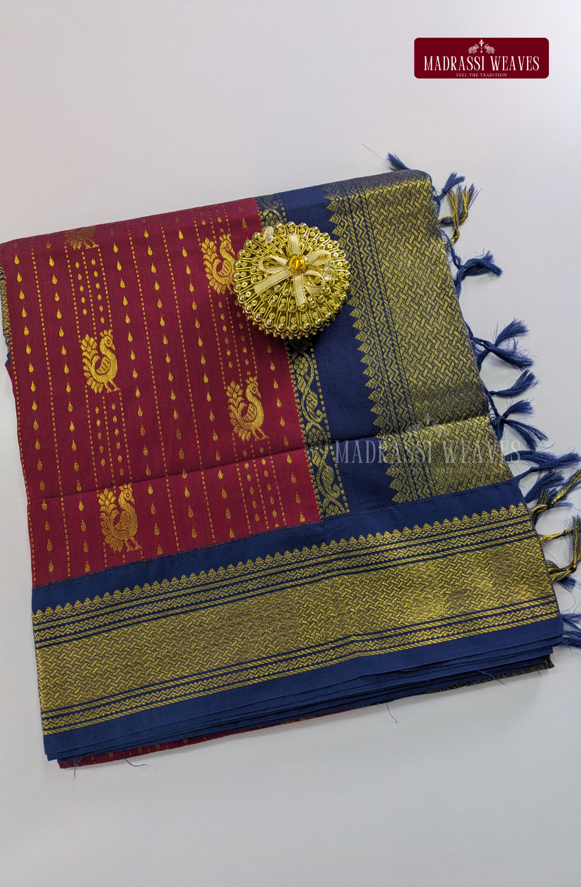 Premium Kalyani Gadwal Saree - Rani