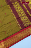 Premium Kalyani Gadwal Cotton Saree - Dusky