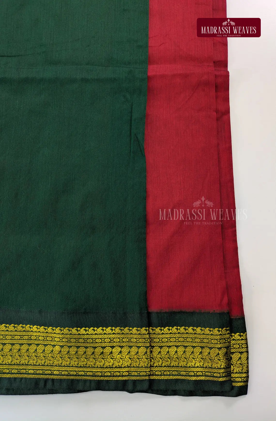 Premium Kalyani Gadwal Cotton Saree - Maroon