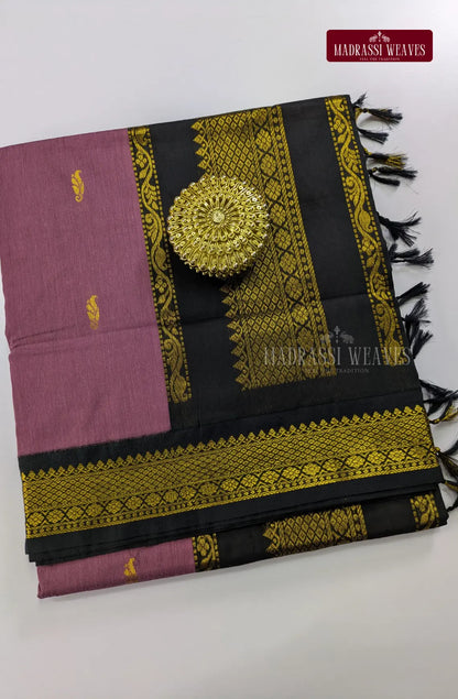 Premium Kalyani Gadwal Cotton Saree - Purple