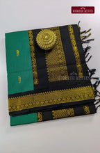 Premium Kalyani Gadwal Cotton Saree - Sapphire