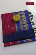 Premium Kalyani Gadwal Kattam Butta  Sarees - Kum Kum