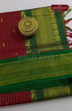 Premium Kalyani Gadwal Kattam Butta  Sarees - Maroon