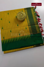 Premium Kalyani Gadwal Kattam Butta  Sarees - Mustard