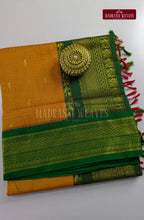 Premium Kalyani Gadwal Kattam Butta  Sarees - Mustard