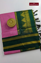 Premium Kalyani Gadwal Kattam Sarees - Pink