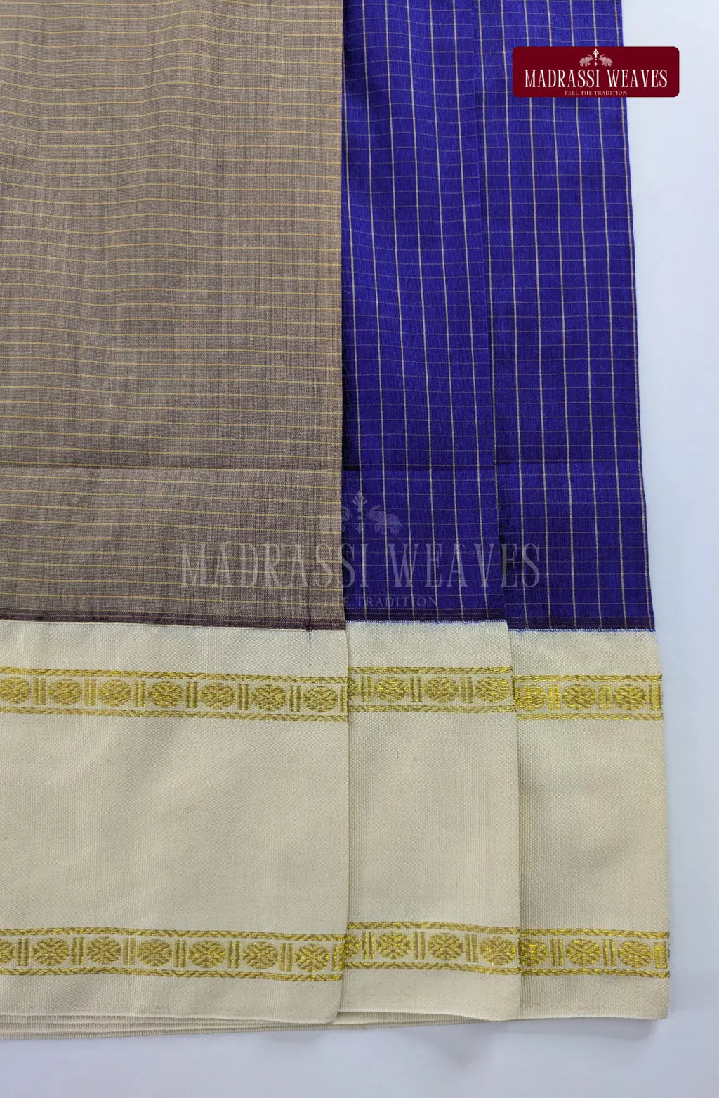 Premium Kalyani Gadwal Kattam Sarees - Violet