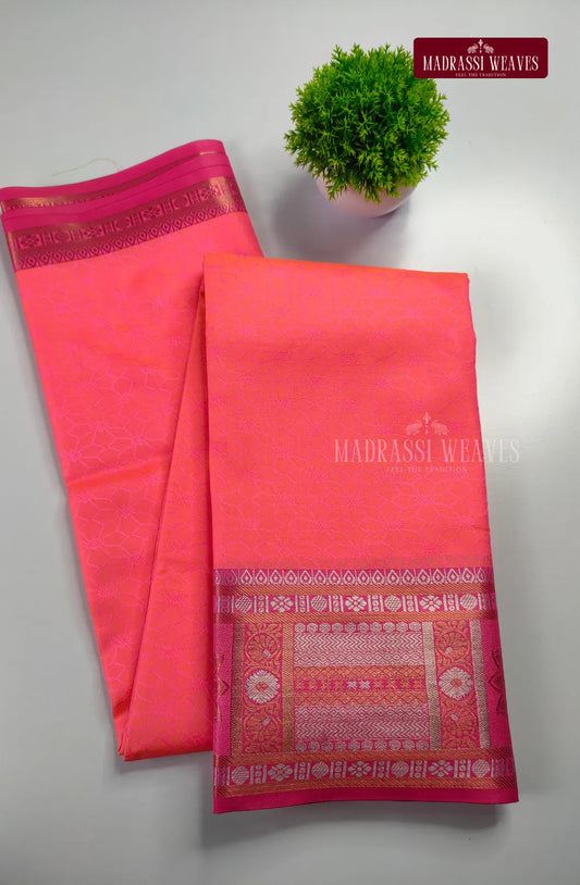Premium Party Wear Gift Saree - Baby Pink