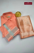 Premium Ethnic Wear Couple Combo Set - Pinkish Peach