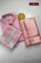 Premium Ethnic Wear Couple Combo Set - Pinky Rose
