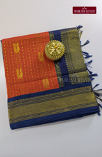 Premium Kalyani Gadwal Saree - Orange