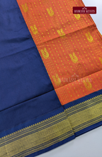 Premium Kalyani Gadwal Saree - Orange