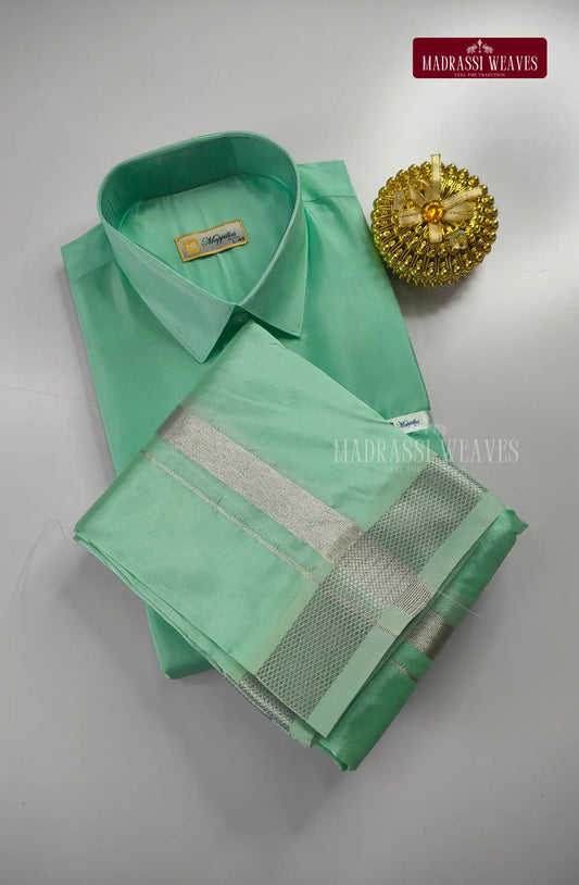 Premium Japan Silk Dhoti Set - Rexona