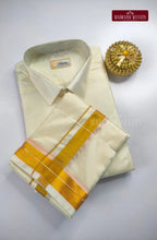 Premium Japan Silk Dhoti Set with Gold Zari - White
