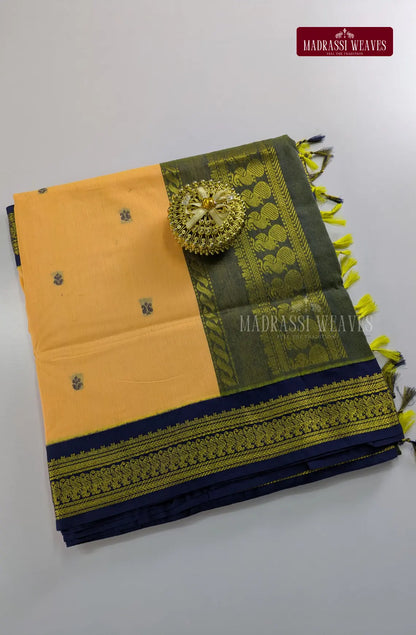 Premium Kalyani Gadwal Cotton Saree - Tussar