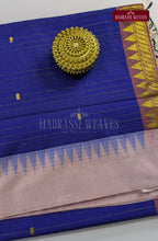 Premium Kalyani Korvai Tower Butta Sarees - Violet