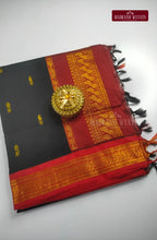 Premium kalyani Gadwal Cotton Sarees - Black