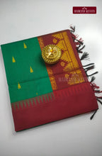 Premium kalyani Gadwal Cotton Sarees - Green