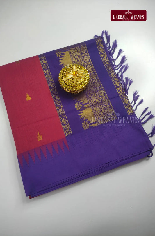Premium kalyani Gadwal Cotton Sarees - Rani