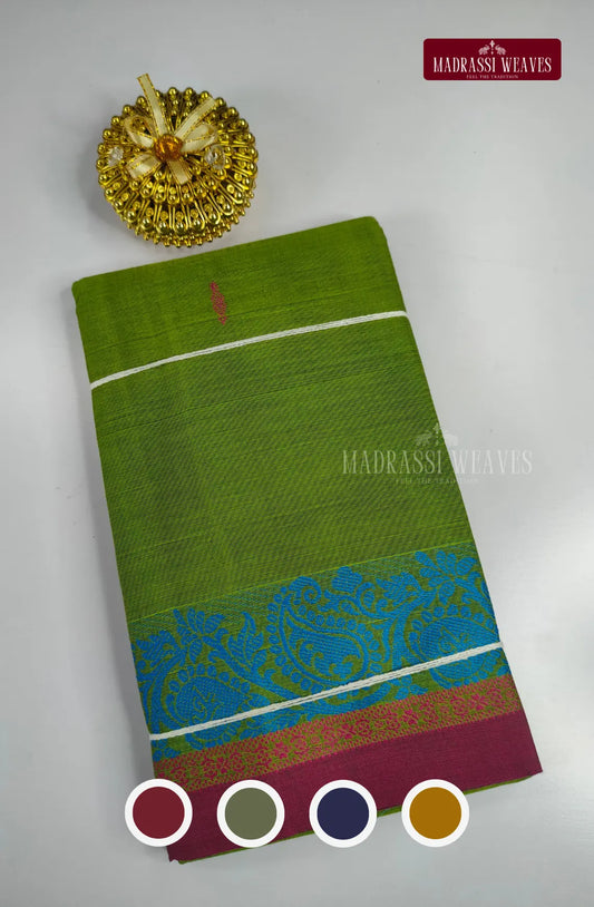 Pure Cotton Fancy Border Sarees