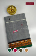 Pure Cotton Sarees with Yazhi Border