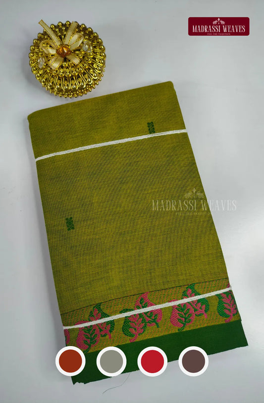 Pure Cotton With Border Sarees