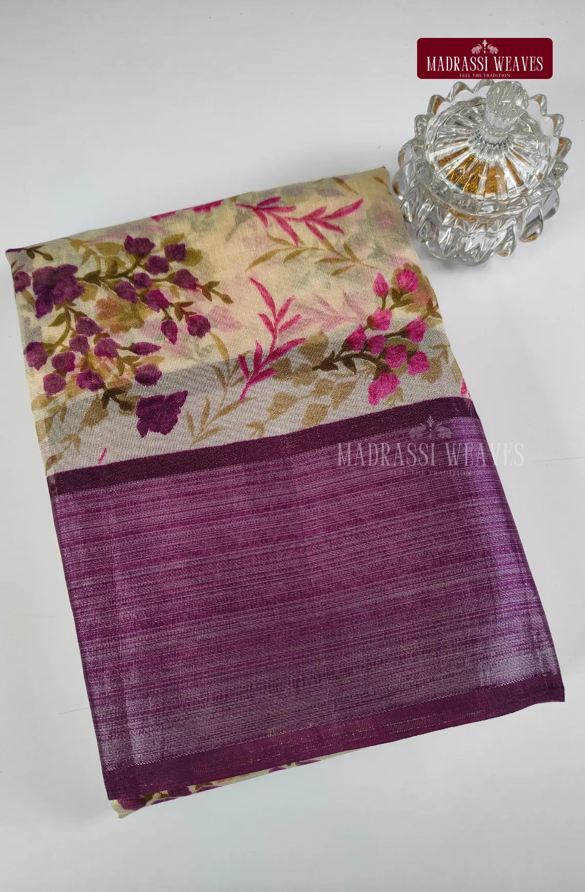 Rayon Cotton Blend Floral Saree