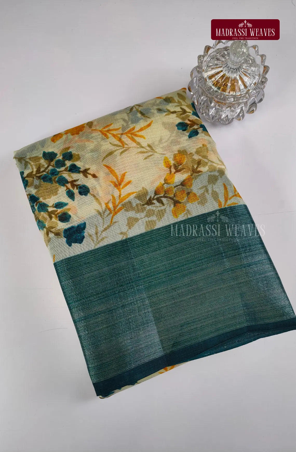 Rayon Cotton Blend Floral Saree