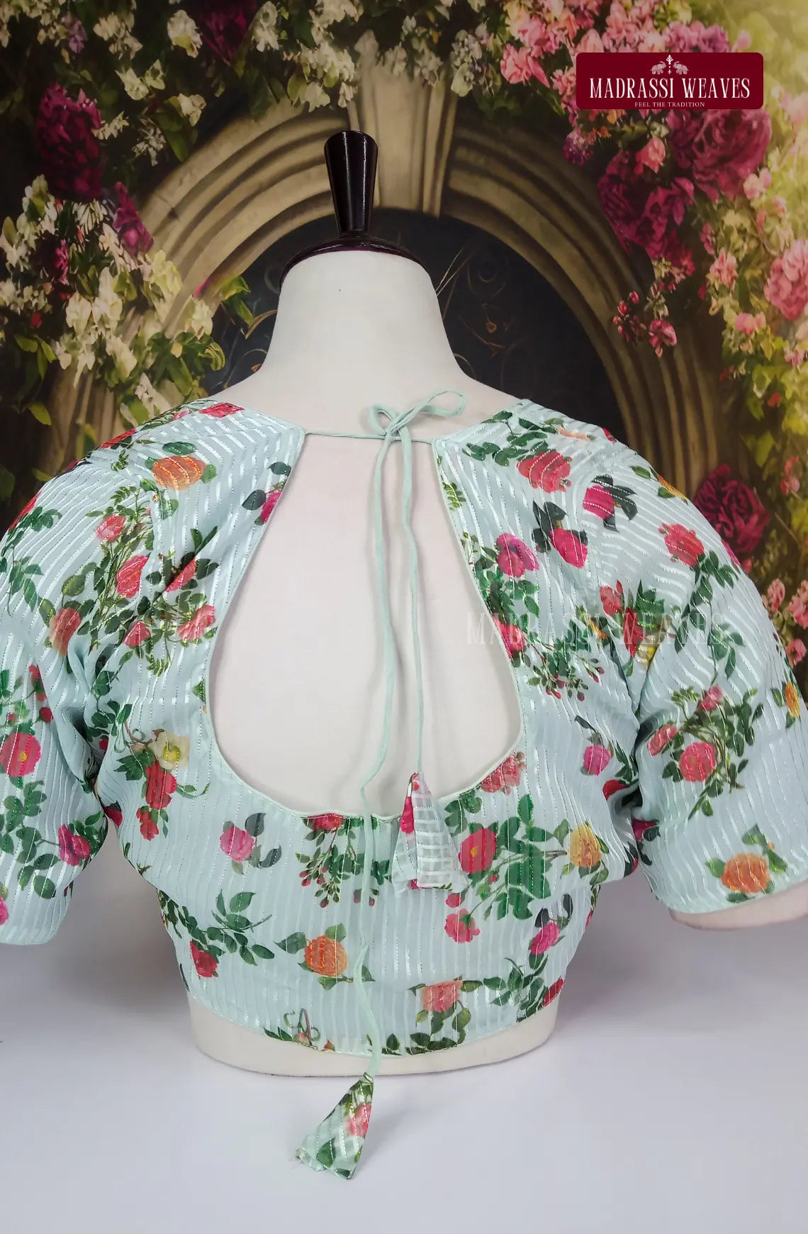 ReadyMade Organza Blouse With lining - White