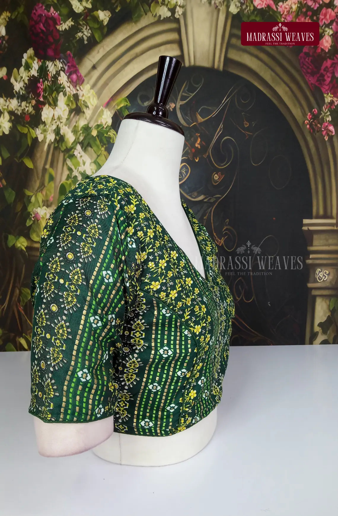 Readymade V Neck Cotton Blouse