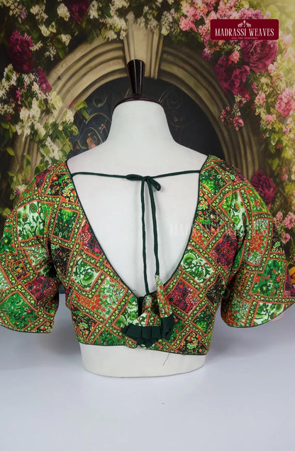 Readymade V Neck Cotton Blouse
