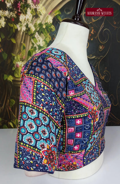 Readymade V Neck Cotton Blouse