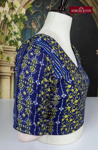Readymade V Neck Cotton Blouse